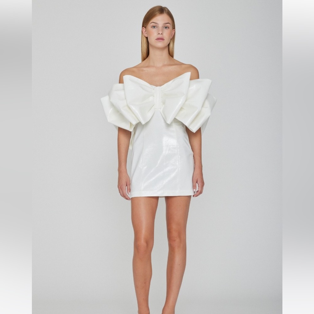 ROTATE Natalie bow dress